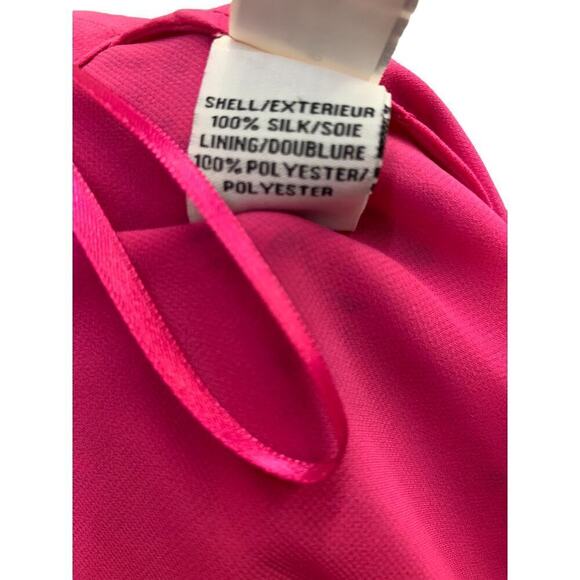 DVF Diane Von Furstenberg Bali Wrap Dress Pink Floral SZ 4 - Picture 6 of 6